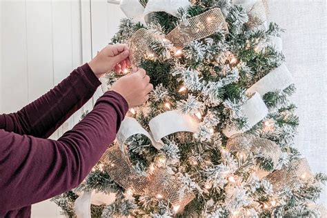 How to Put Ribbon on a Christmas Tree: The Best and Easiest Method