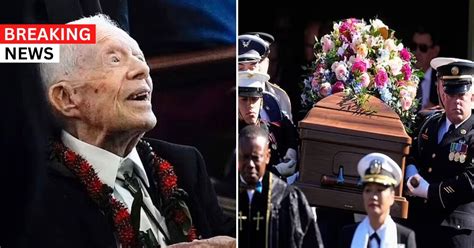 BREAKING: Jimmy Carter Pays His Final Goodbye To Wife Rosalynn At Private Funeral Service ...