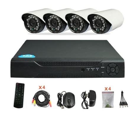 Helmet & Action - 4 Channel Security Surveillance System With Internet ...