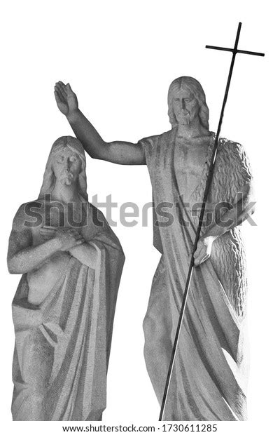 Ancient Stone Statue John Baptist Baptizing Stock Photo 1730611285 | Shutterstock