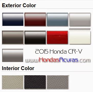 2012 Honda Cr V Color Chart