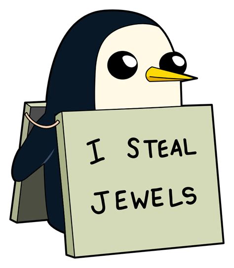 Adventure Time Gunter I Steal Jewels | Desenho de porta, Desenhos hora de aventura, Pinguins