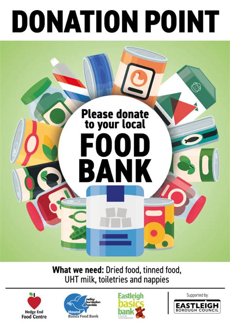 Food Bank Donation Points – Fair Oak & Horton Heath Parish Council