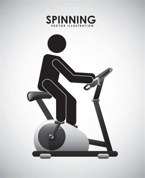 Spin Bike Silhouette Illustrations, Royalty-Free Vector Graphics & Clip ...