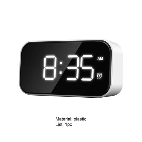 Smart Alarm Clock Touch Control Loud Volume Led Desk Digital Alarm ...