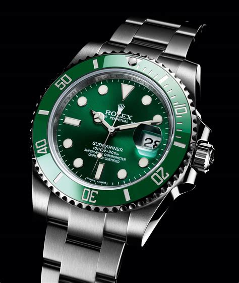 Swiss Watches For Men: Rolex Submariner Green