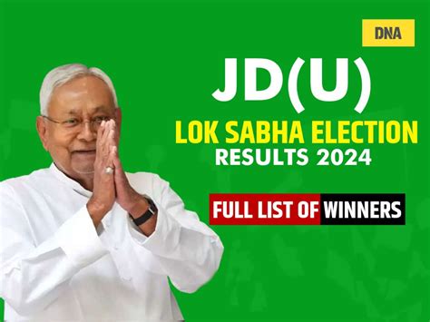 Janata Dal (United) Lok Sabha Election Result 2024: Full List of Winner ...