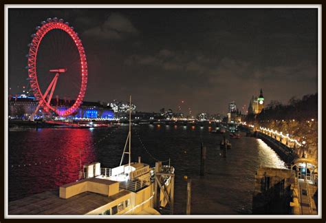 Embankment, London, a night time view - Dad Blog UK