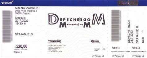 2023-07-23 Arena Zagreb, Zagreb, Croatia - Depeche Mode Live Wiki