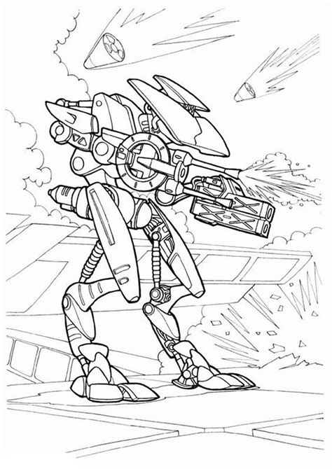 War Robots Coloring Pages - MetiesnHencock