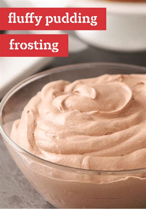 Fluffy Pudding Frosting Recipe | Pudding frosting, Frosting recipes, Cake frosting recipe