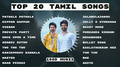 #Tamilsongs | Top20 Tamil Hits| New tamil songs 2022 | Tamil Hit Songs ...