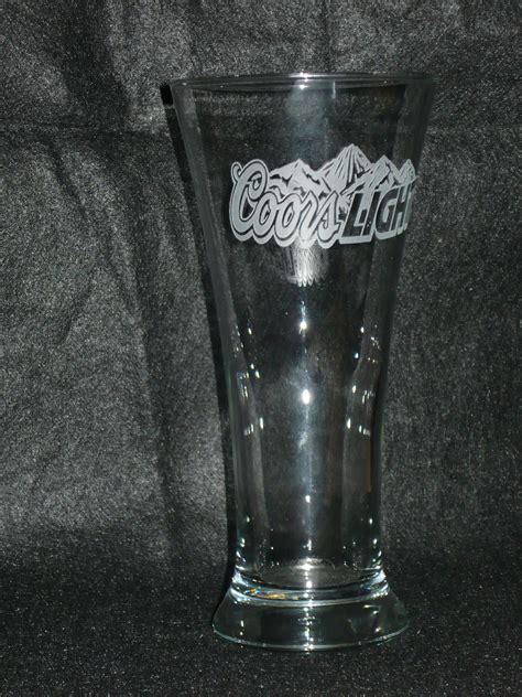 Custom etched beer logo glasses. | Glasses logo, Beer logo, Pilsner glass