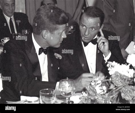 United States Senator John F. Kennedy (Democrat of Massachusetts), left ...