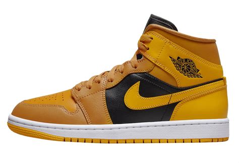 Air Jordan 1 Mid WMNS Golden Yellow BQ6472-700 - KicksOnFire.com