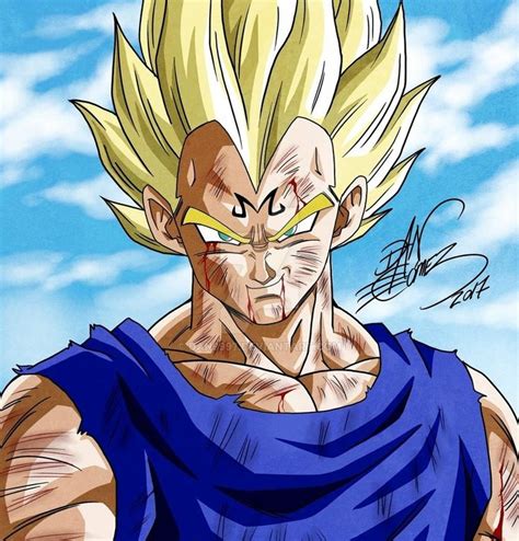 Majin Vegeta | Vegeta desenho, Desenho de anime, Anime