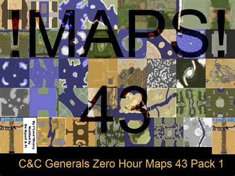 C&C Generals Zero Hour Maps 43 Pack 1 addon - ModDB