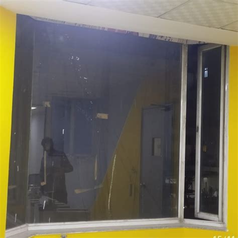 Transparent Plain UPVC Toughened Glass Windows at Rs 550/sq ft in Gurugram