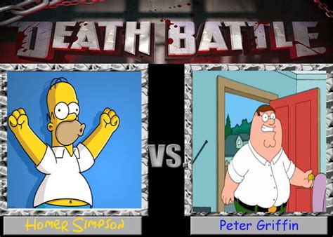 Homer Simpson vs. Peter Griffin by cartoonfan22 on DeviantArt