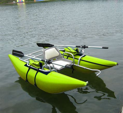 China 2018 One Person Inflatable Fishing Pontoon Boat - China Pontoon ...