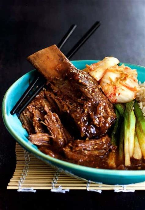 Korean Braised Beef Short Ribs - From A Chef's Kitchen