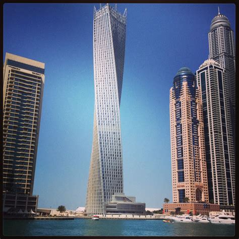 Infinity tower in Dubai - the world's tallest high rise building with a twist of 90˚ | High rise ...