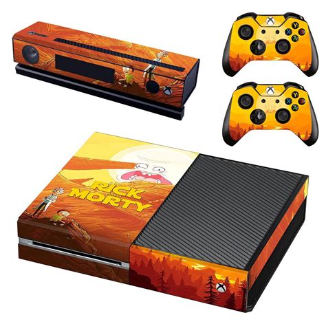 Rick and Morty decal skin sticker for Xbox One console and controllers