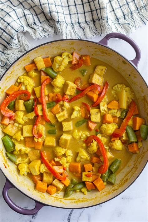 Tofu Coconut Curry - Food with Feeling