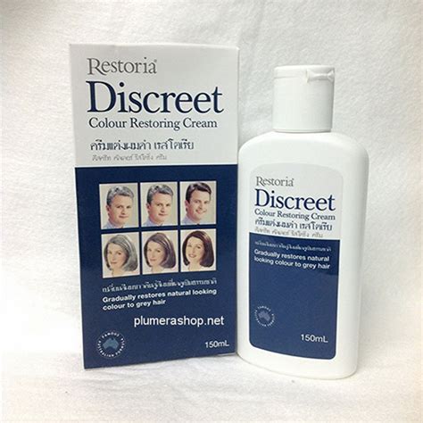 Restoria Discreet Colour Restoring Cream Anti Grey Hair Treatment 150ml Younger