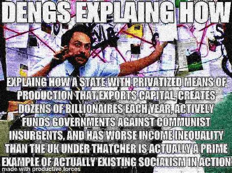 the socialist state that fits every definition of capitalism imaginable ...