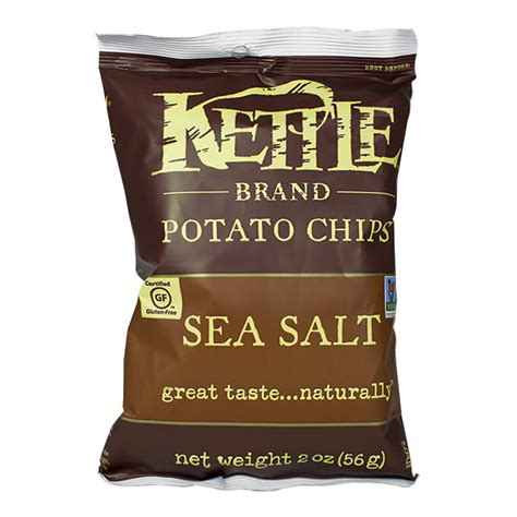 Wholesale Kettle Brand Potato Chips Sea Salt - 2 oz. - Weiner's LTD