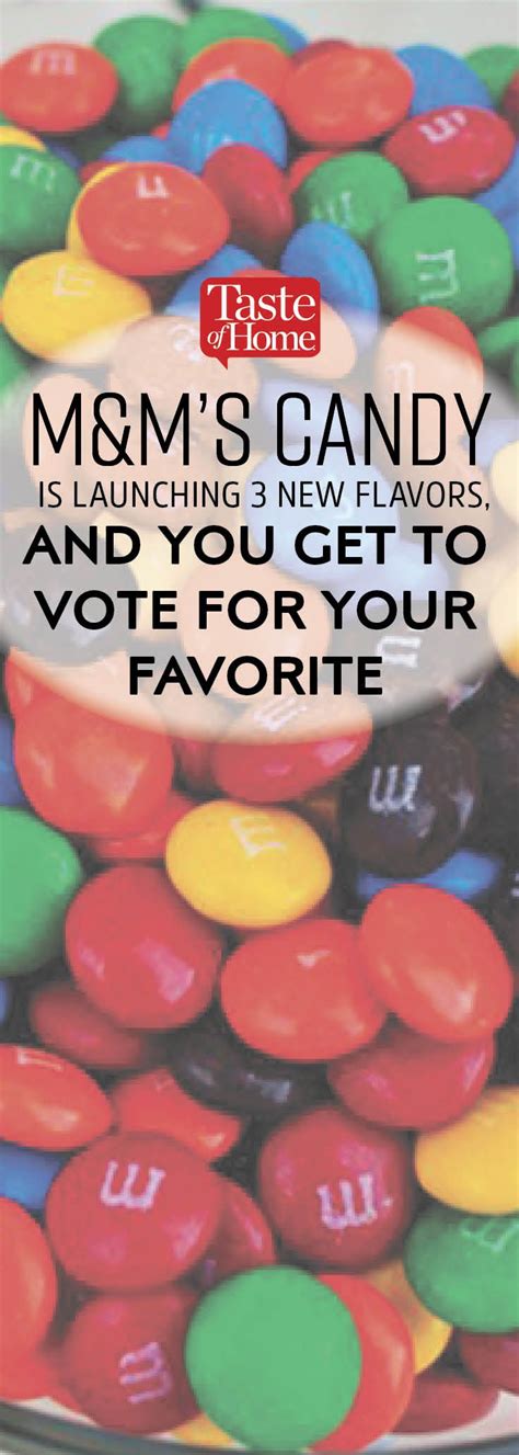 M&M's Candy is Launching 3 New Flavors, and You Get To Vote for Your ...