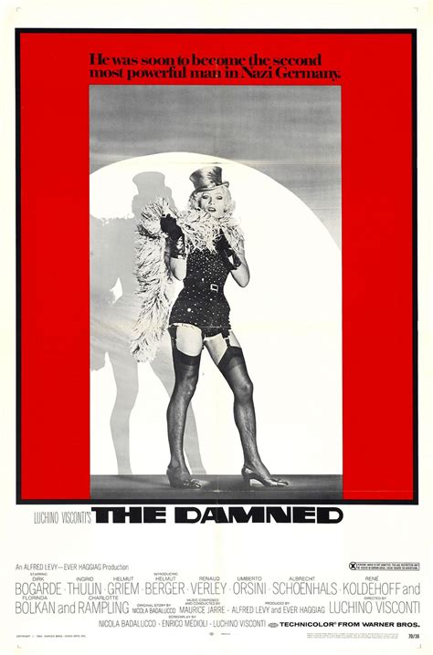 The Damned (1969): Italian filmmaker Luchino Visconti's haunting saga of moral and cultural ...