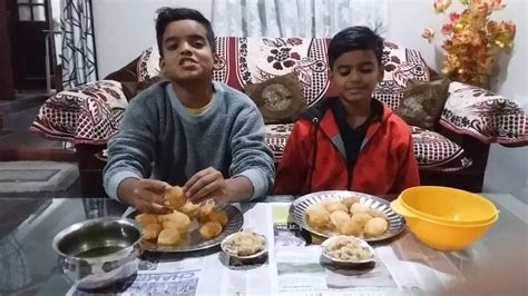 1 minute pani puri challenge - YouTube