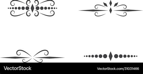 Border line design Royalty Free Vector Image - VectorStock