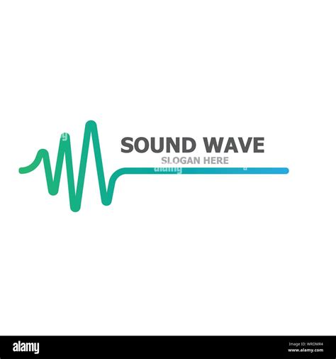 Sound wave logo template vector icon illustration Stock Vector Image & Art - Alamy