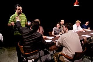 Juror 10 held back by juror 7 | Flat Earth Theatre presents … | Flickr