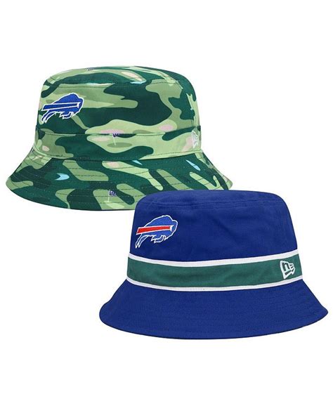 New Era Men's Royal Buffalo Bills Reversible Bucket Hat - Macy's