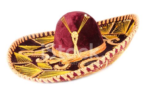 Mexican Sombrero Isolated on White Stock Photos - FreeImages.com