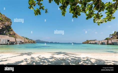 Tropical lagoon on misool island, indonesia Stock Photo - Alamy