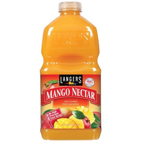 Langers Juice Drink, Mango Nectar Cocktail, 64 Fl Oz - Walmart.com