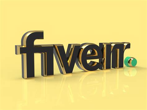 Fiverr 3D Logo Design by Sakib Hasan Rabby on Dribbble