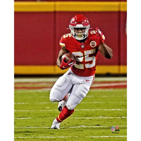 Clyde Edwards-Helaire Kansas City Chiefs Unsigned Running Photograph