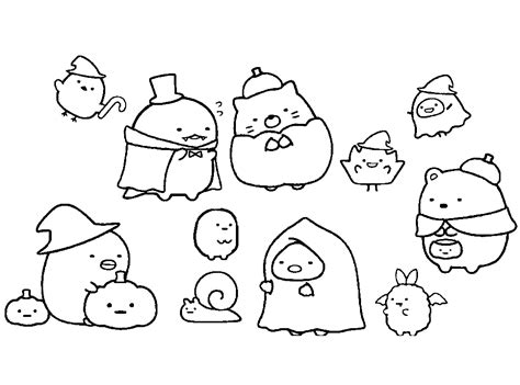 65 Sumikko Gurashi Coloring Pages - ColoringPagesOnly.com