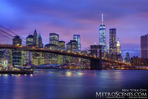 New York City Skyline at Night in 2014 - MetroScenes.com – City Skyline ...