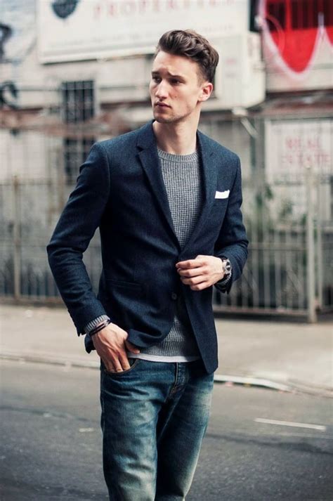 30 Fresh Dark Blue Blazer Outfit Ideas For Men - Fashion Hombre