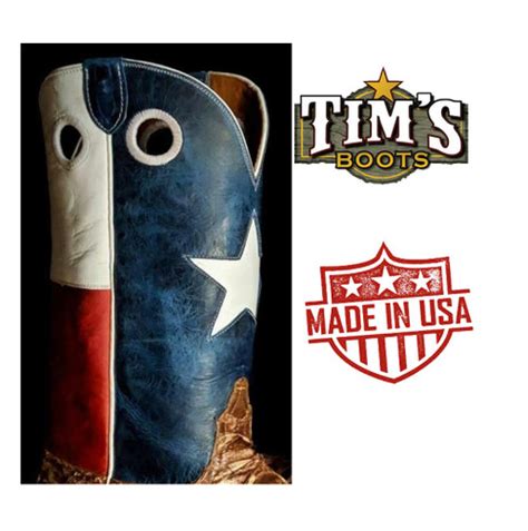 Texas Flag Tops - Tim's Boots