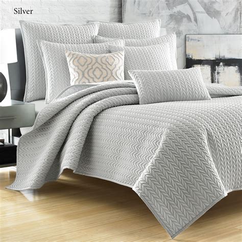 Camdyn Neutral Solid Color Quilted Coverlet from J by J Queen New York