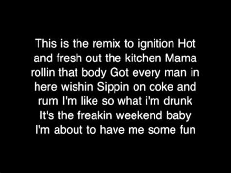 R. Kelly- ignition remix lyrics - YouTube