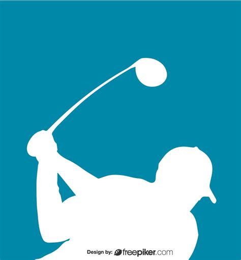 Freepiker | golf logo vector design